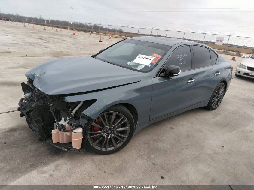 2021 INFINITI Q50 RED SPORT 400 VIN: JN1FV7DP6MM850387