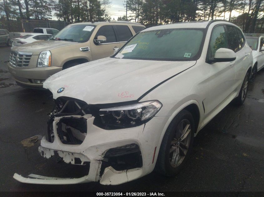 2021 BMW X3 XDRIVE30I VIN: 5UXTY5C02M9G47257