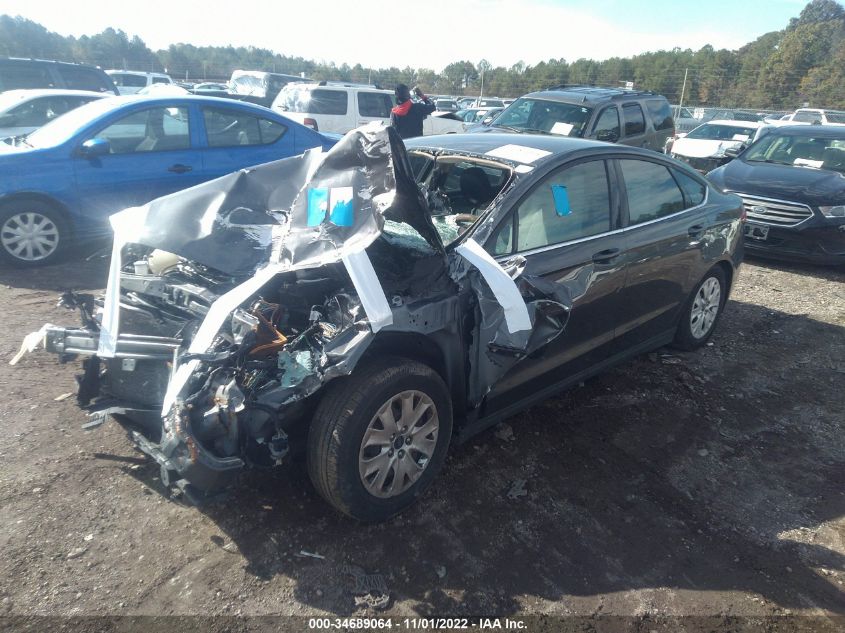 2020 FORD FUSION S VIN: 3FA6P0G72LR184232