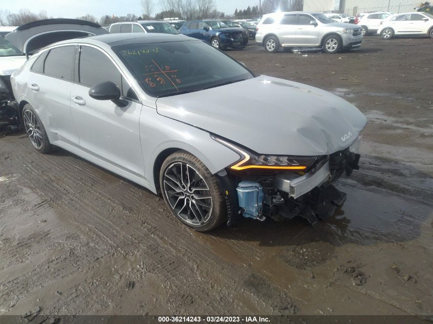 2022 KIA K5 GT VIN: 5XXG44J87NG134279