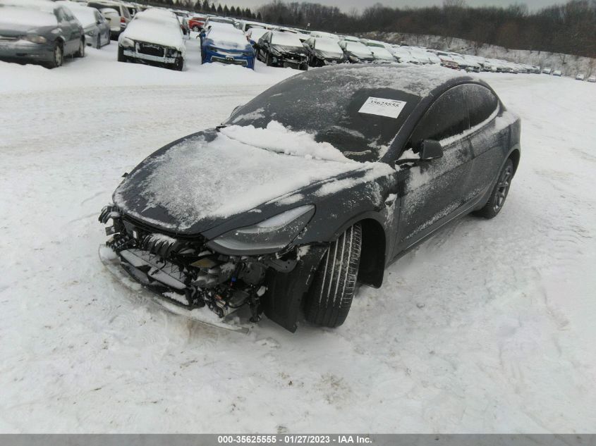 2022 TESLA MODEL 3 VIN: 5YJ3E1EA9NF125514