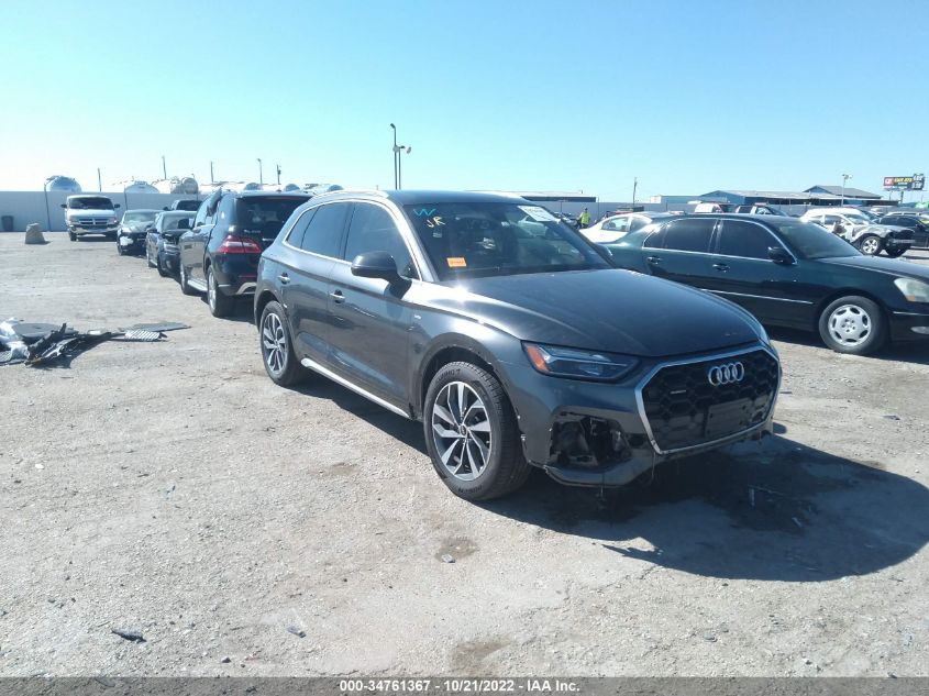 2022 AUDI Q5 S LINE PREMIUM VIN: WA1GAAFYXN2101664