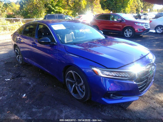2021 HONDA ACCORD SEDAN SPORT VIN: 1HGCV1F32MA006714