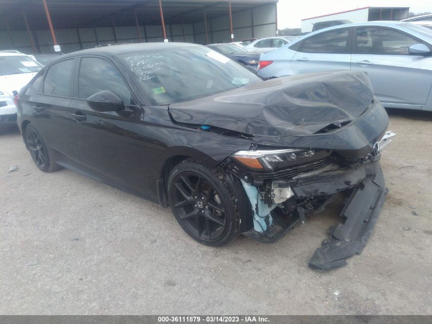 2022 HONDA CIVIC SEDAN SPORT VIN: 2HGFE2F52NH570385