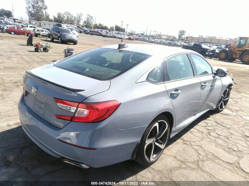 2021 HONDA ACCORD SPORT SE VIN: 1HGCV1F45MA007655