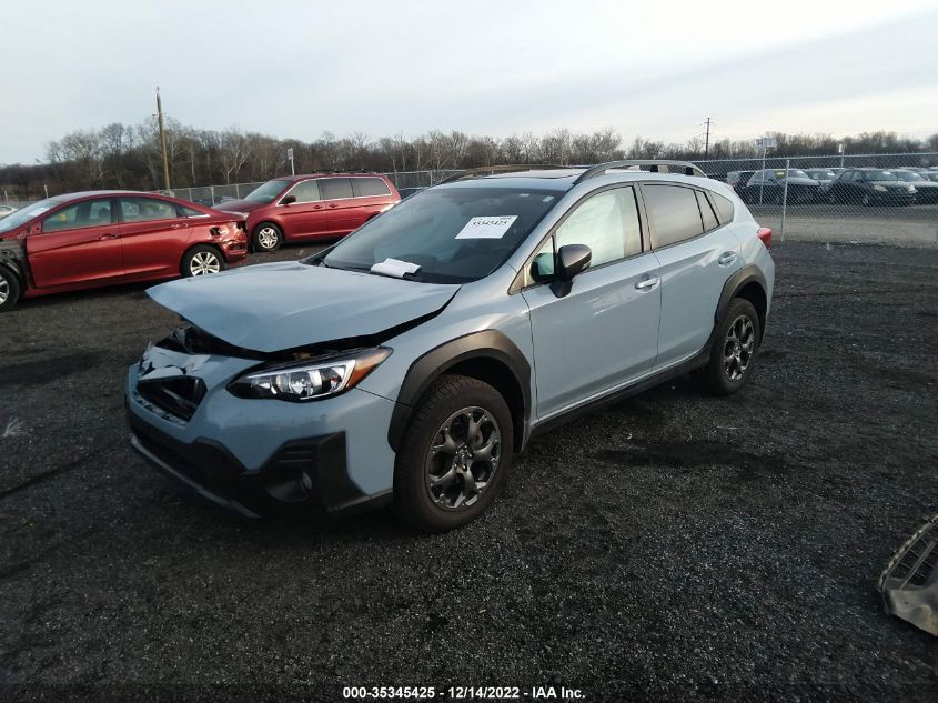 2022 SUBARU CROSSTREK SPORT VIN: JF2GTHSC4NH222269