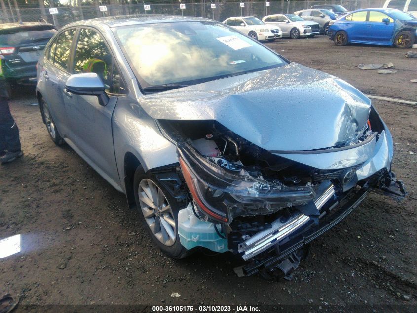 2022 TOYOTA COROLLA LE VIN: JTDHPMAE0NJ206842