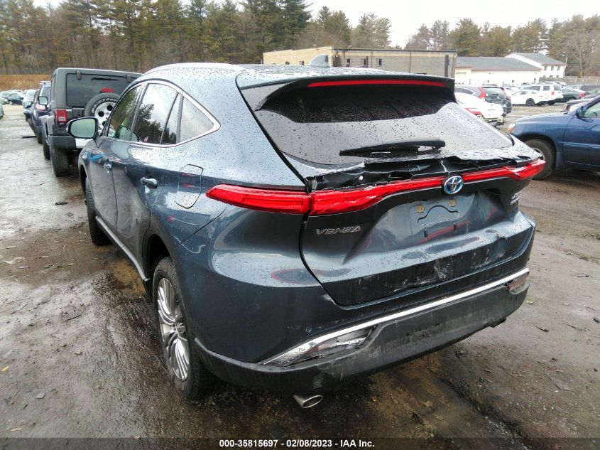 2022 TOYOTA VENZA LE/XLE/LIMITED VIN: JTEAAAAH5NJ108655