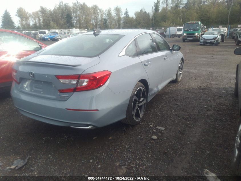 2022 HONDA ACCORD HYBRID SPORT VIN: 1HGCV3F20NA004819