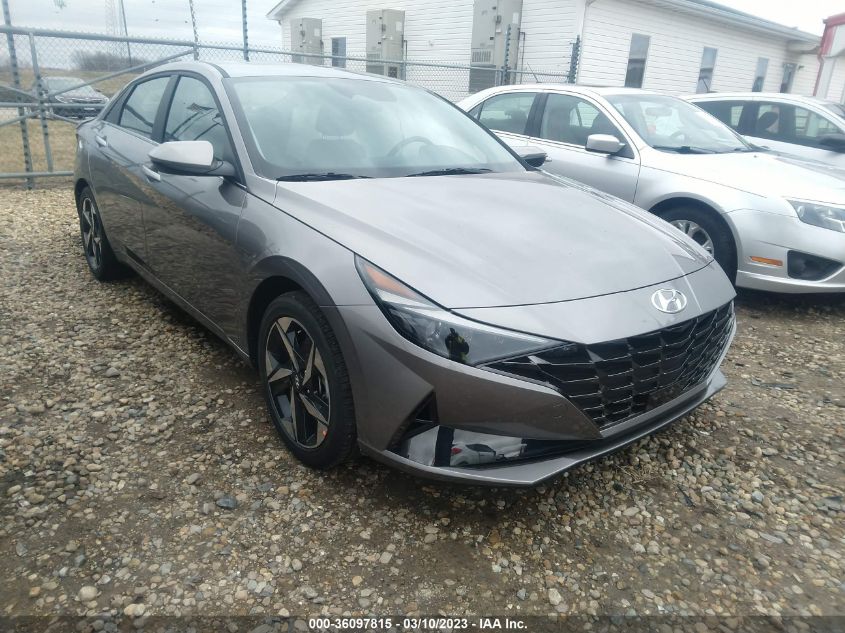2023 HYUNDAI ELANTRA HYBRID LIMITED VIN: KMHLN4AJXPU052487