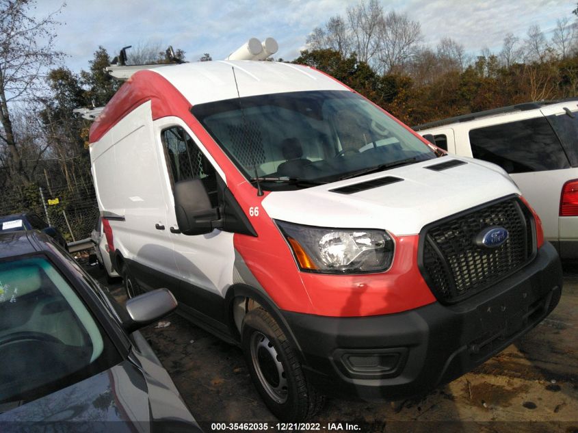2021 FORD TRANSIT CARGO VAN VIN: 1FTBR1X86MKA89969