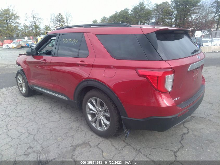 2022 FORD EXPLORER XLT VIN: 1FMSK8DH7NGA45027
