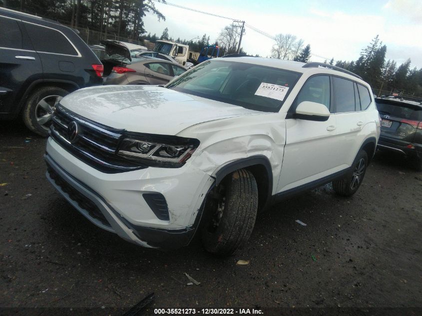 2022 VOLKSWAGEN ATLAS 2.0T SE VIN: 1V2LP2CA1NC546111