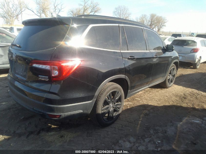2021 HONDA PILOT SPECIAL EDITION VIN: 5FNYF6H27MB007786