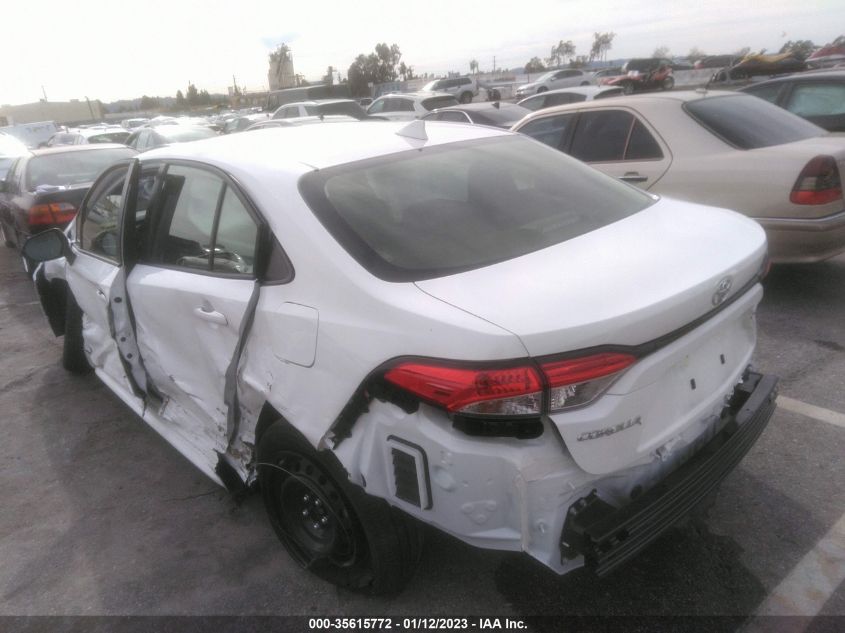 2023 TOYOTA COROLLA LE VIN: JTDB4MEE4P3002447