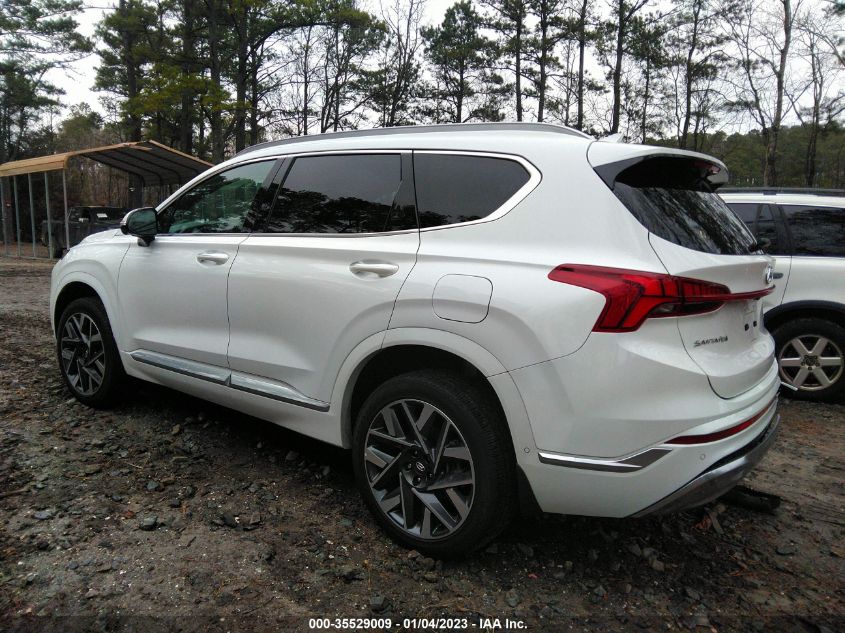 2022 HYUNDAI SANTA FE CALLIGRAPHY VIN: 5NMS5DAL6NH462516