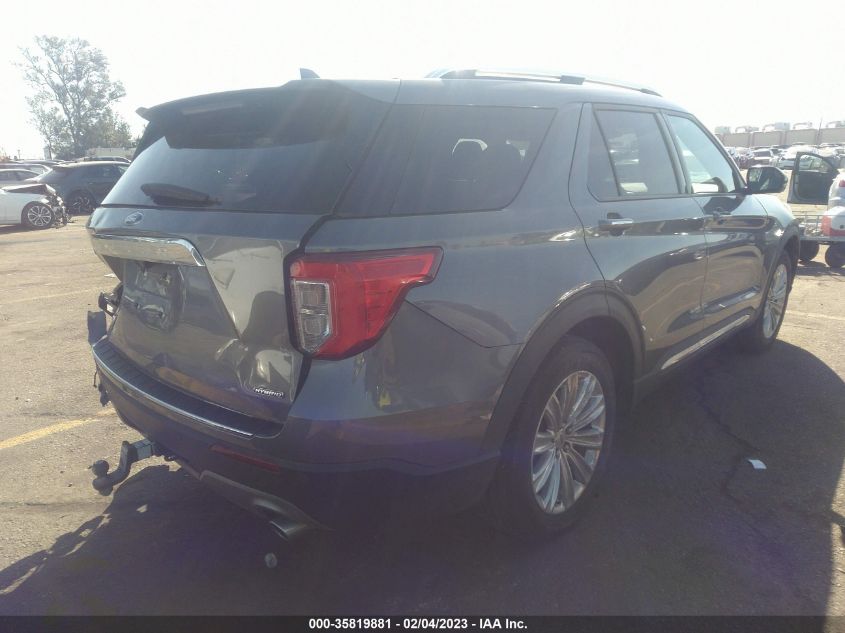 2021 FORD EXPLORER LIMITED VIN: 1FM5K7FW5MNA11648