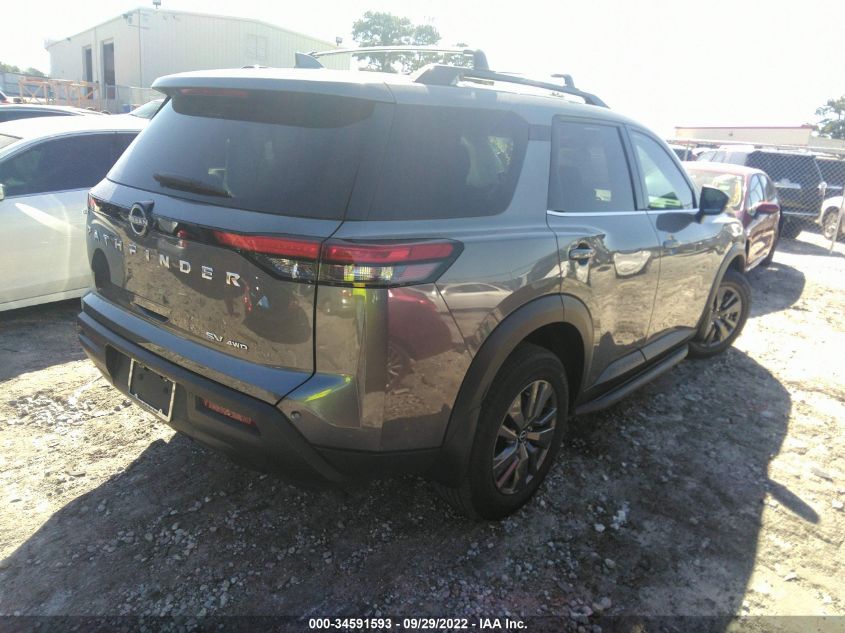 2022 NISSAN PATHFINDER SV VIN: 5N1DR3BC6NC246648
