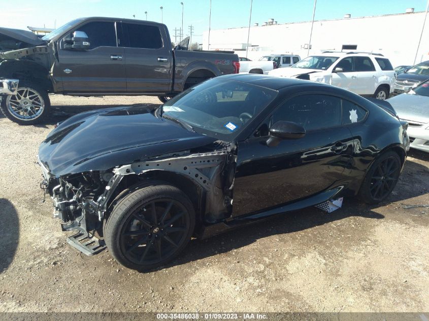 2022 TOYOTA GR86 PREMIUM VIN: JF1ZNBF10N8753630