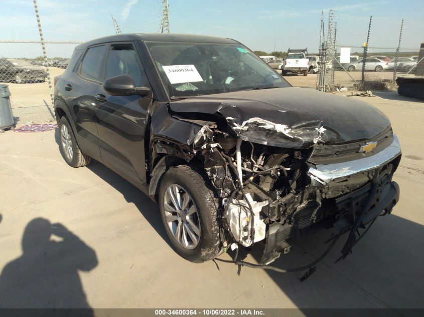 2021 CHEVROLET TRAILBLAZER LS VIN: KL79MMS23MB018503