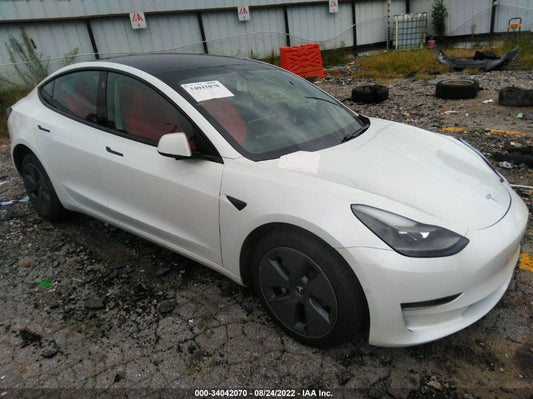 2021 TESLA MODEL 3 STANDARD RANGE PLUS VIN: 5YJ3E1EA9MF871914