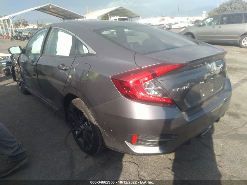 2021 HONDA CIVIC SEDAN SPORT VIN: 2HGFC2F89MH508304