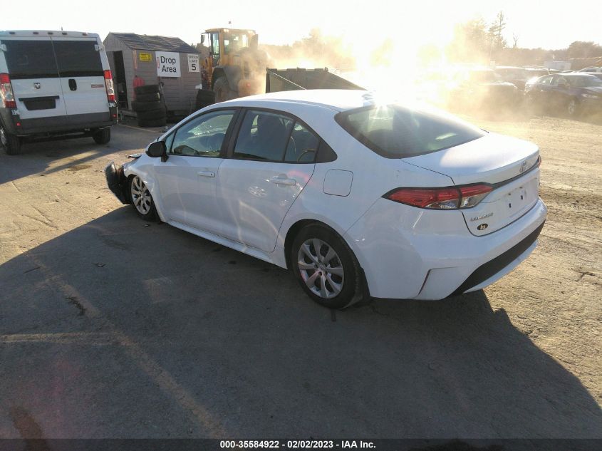 2022 TOYOTA COROLLA LE VIN: 5YFEPMAEXNP292529