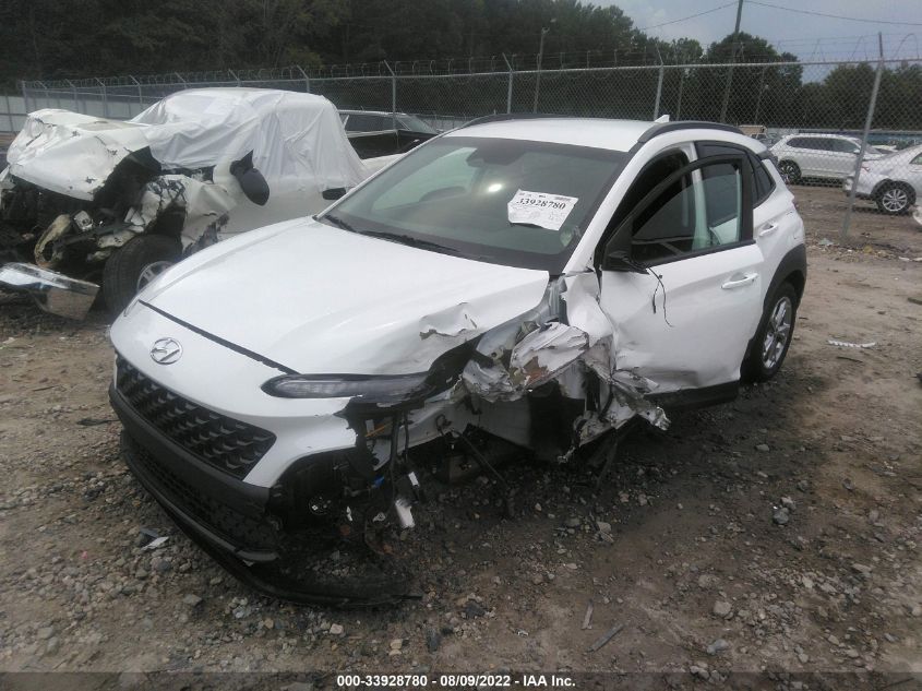 2022 HYUNDAI KONA SEL VIN: KM8K62AB7NU899678