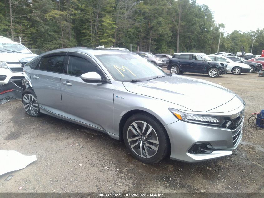 2021 HONDA ACCORD HYBRID EX VIN: 1HGCV3F4XMA012300