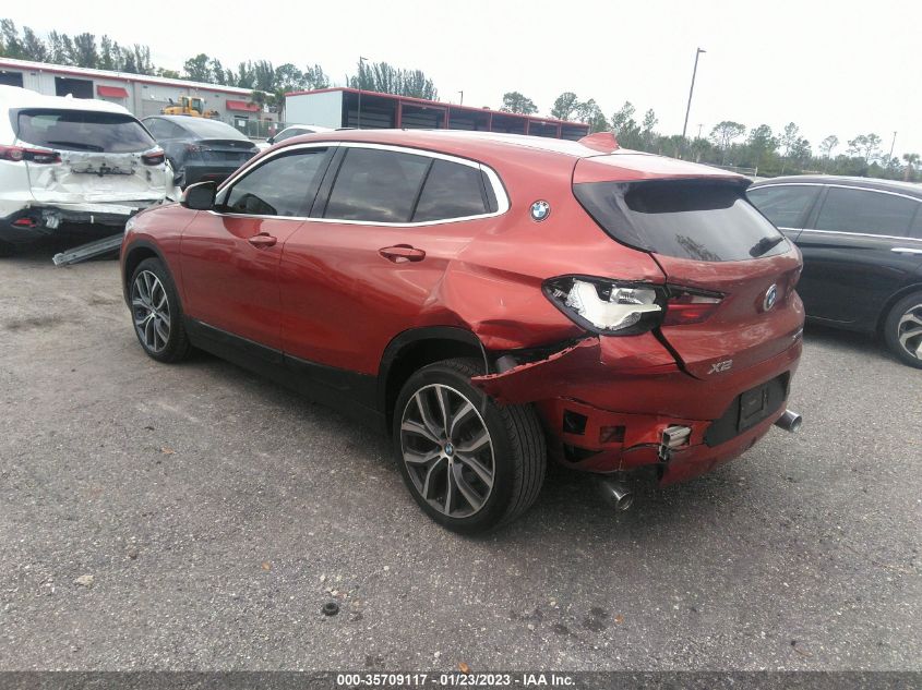 2022 BMW X2 SDRIVE28I VIN: WBXYH9C05N5T69266