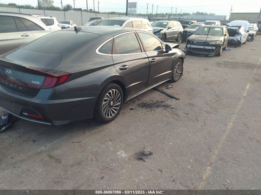 2022 HYUNDAI SONATA HYBRID LIMITED VIN: KMHL54JJ8NA050736