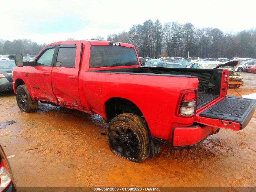 2022 RAM 2500 BIG HORN VIN: 3C6UR5DL5NG124879