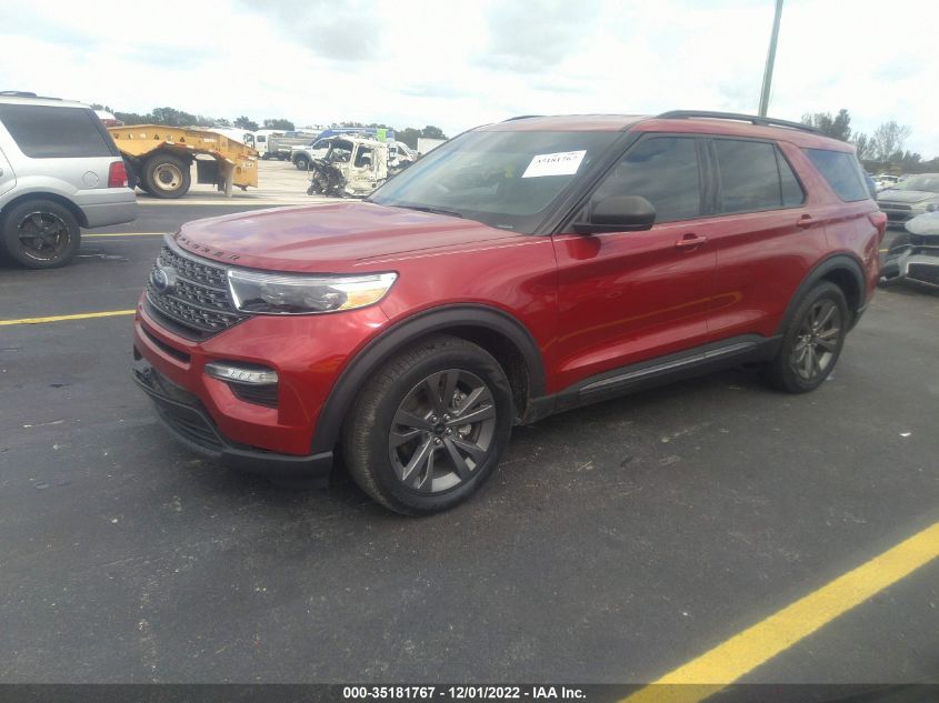 2021 FORD EXPLORER XLT VIN: 1FMSK7DH1MGA12520
