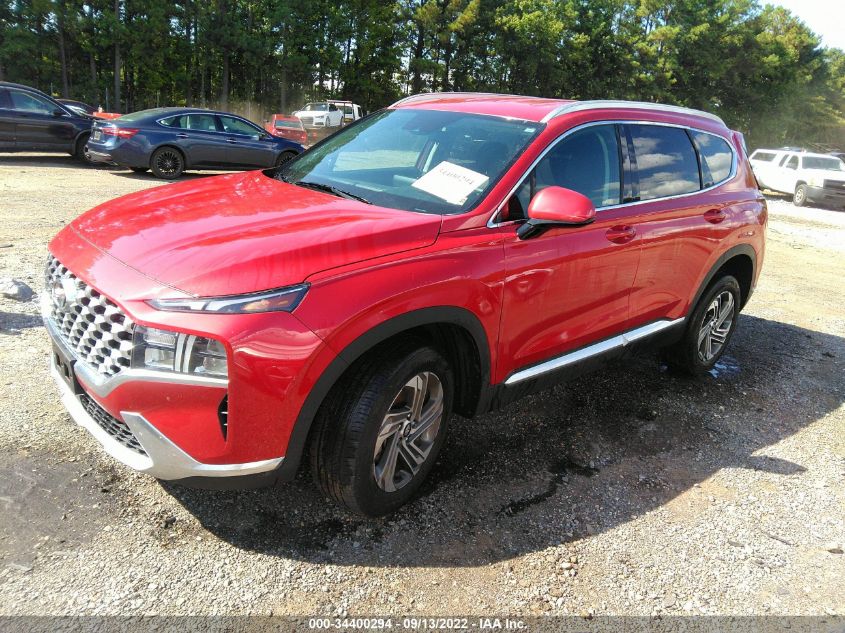 2022 HYUNDAI SANTA FE SEL VIN: 5NMS24AJXNH384779