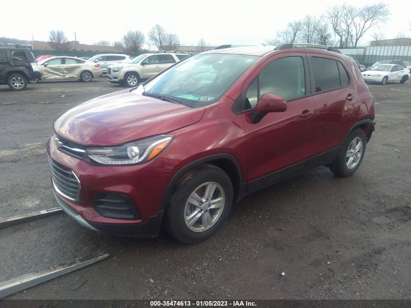 2021 CHEVROLET TRAX LT VIN: KL7CJLSB0MB316077