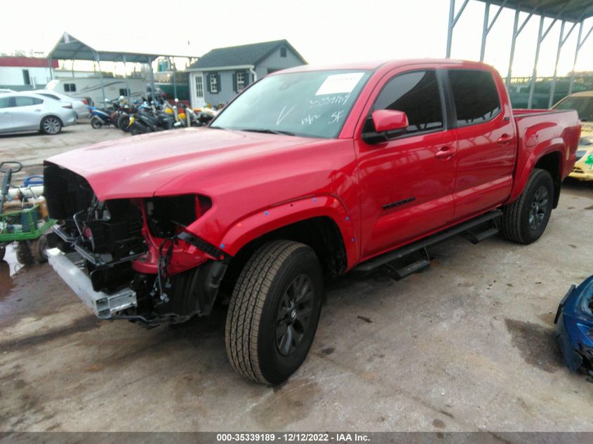 2022 TOYOTA TACOMA 4WD SR/SR5/TRD SPORT VIN: 3TYCZ5AN0NT087711