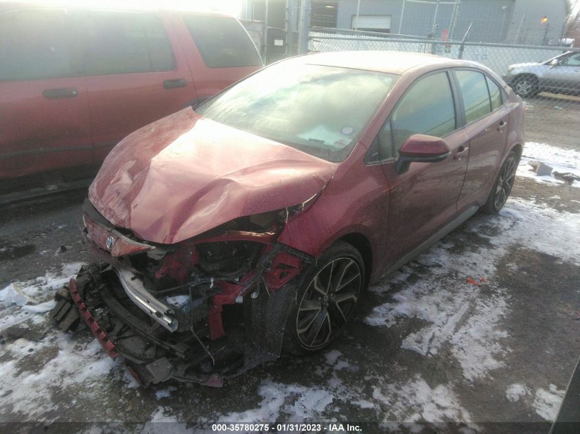 2022 TOYOTA COROLLA SE/SE NIGHTSHADE/APEX SE VIN: JTDS4MCE9NJ084185