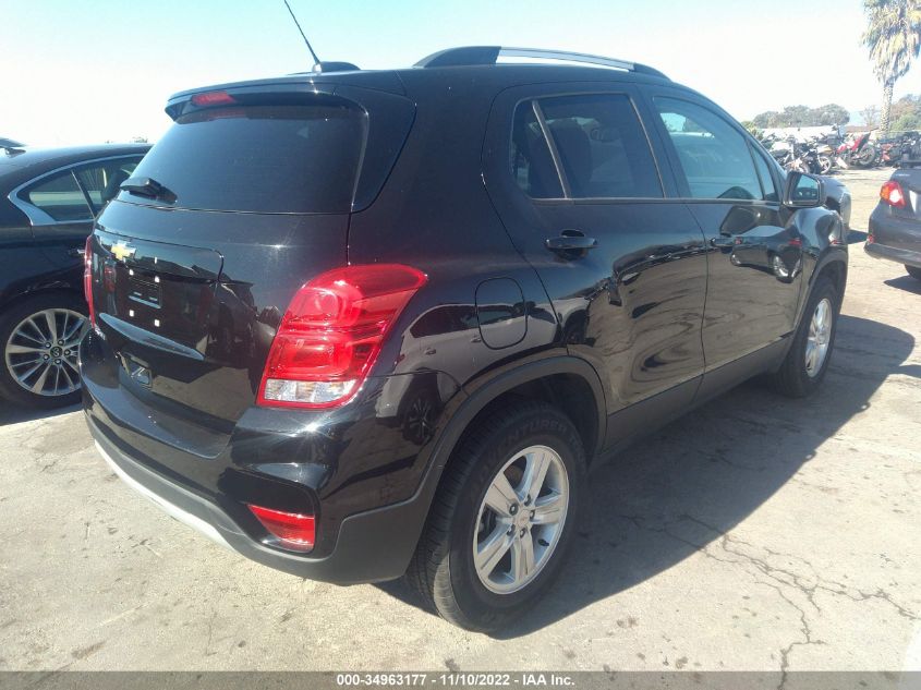 2021 CHEVROLET TRAX LT VIN: KL7CJPSB2MB322308