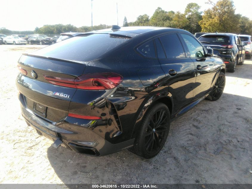 2021 BMW X6 M50I VIN: 5UXCY8C05M9E58958