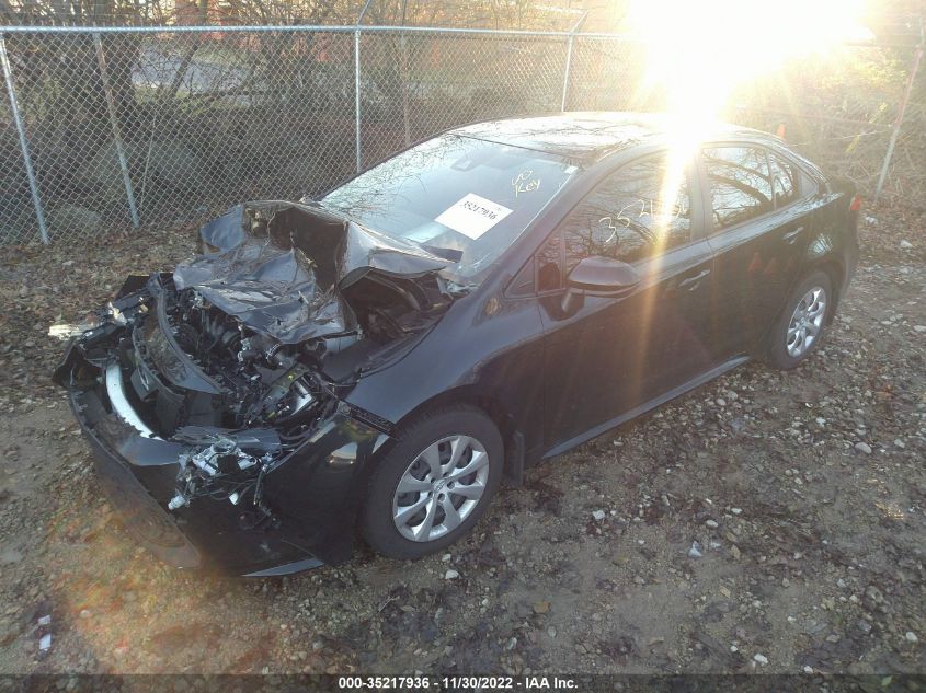 2022 TOYOTA COROLLA LE VIN: JTDEPMAE5NJ200392