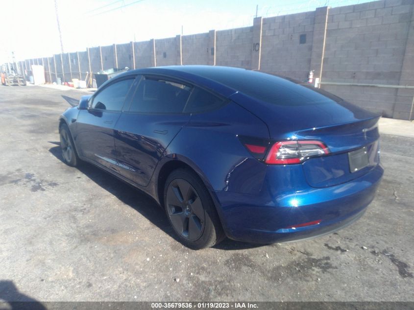 2023 TESLA MODEL 3 VIN: 5YJ3E1EA7PF385185