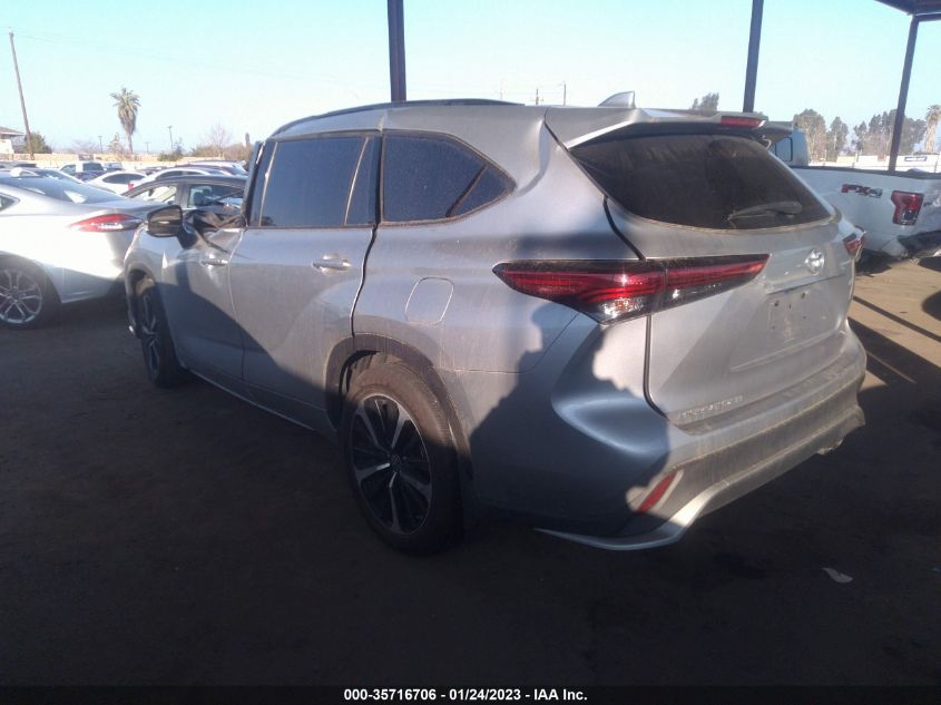 2021 TOYOTA HIGHLANDER XSE VIN: 5TDJZRAH1MS054543