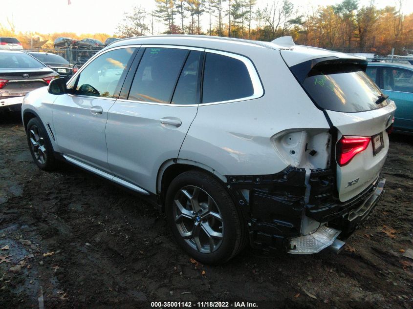 2020 BMW X3 XDRIVE30I VIN: 5UXTY5C03L9D58516