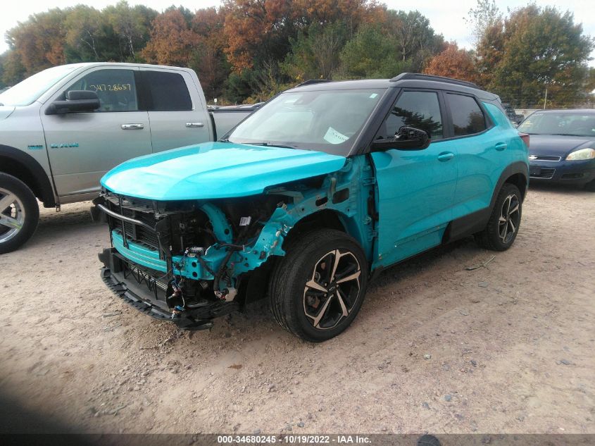 2021 CHEVROLET TRAILBLAZER RS VIN: KL79MUSL5MB099576