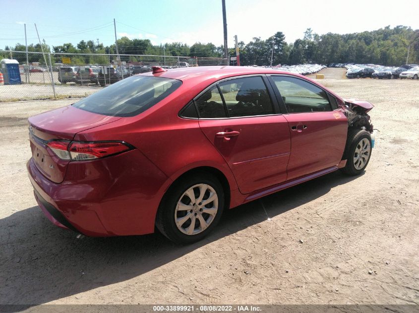 2020 TOYOTA COROLLA LE VIN: JTDEPRAE5LJ064467