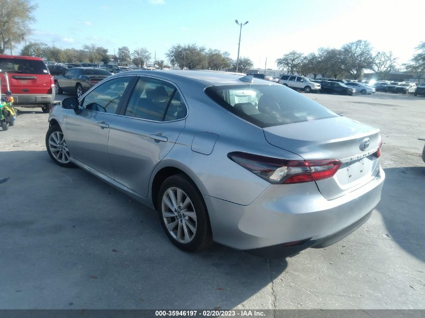 2022 TOYOTA CAMRY LE VIN: 4T1R11AK5NU661593