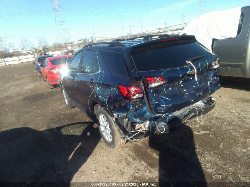 2022 CHEVROLET EQUINOX LT VIN: 3GNAXKEVXNL301036