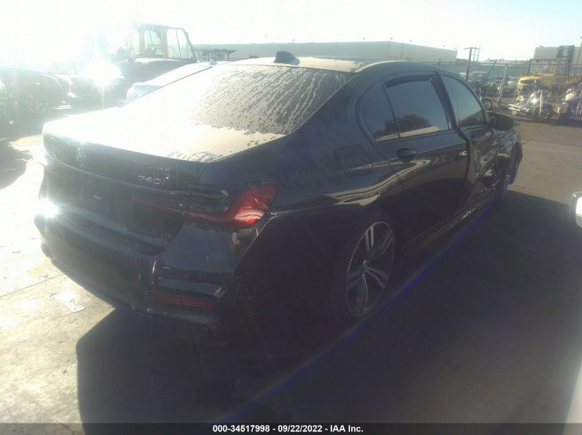 2022 BMW 7 SERIES 740I VIN: WBA7T2C03NCK22421