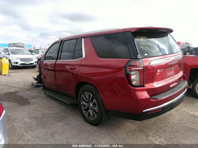 2021 CHEVROLET TAHOE LT VIN: 1GNSCNKD1MR334222