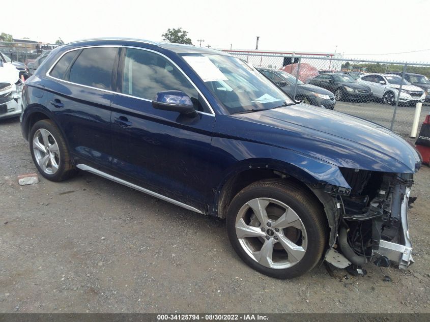 2021 AUDI Q5 PREMIUM PLUS VIN: WA1BAAFYXM2037604